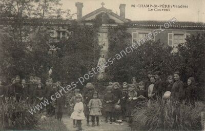 Carte postale ancienne Le Couvent — Le Champ-Saint-Père (Vendée)