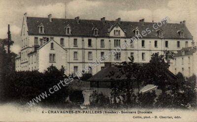 Carte postale ancienne Séminaire Diocésain — Chavagnes-en-Paillers (Vendée)