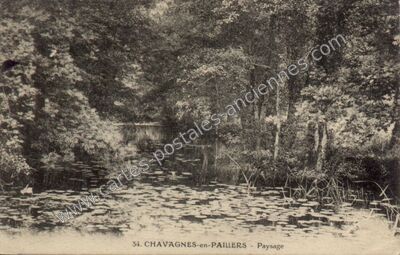 Carte postale ancienne Paysage — Chavagnes-en-Paillers (Vendée)