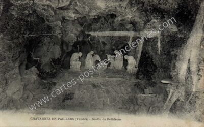 Carte postale ancienne Grotte de Bethléem — Chavagnes-en-Paillers (Vendée)