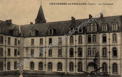 Carte postale ancienne Le Couvent — Chavagnes-en-Paillers (Vendée)
