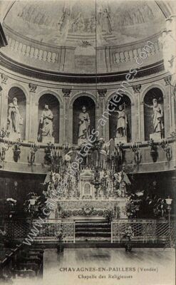 Carte postale ancienne Chapelle des Religieuses — Chavagnes-en-Paillers (Vendée)
