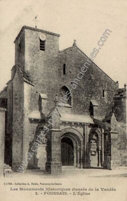 Carte postale ancienne Foussais — Foussais-Payré (Vendée)
