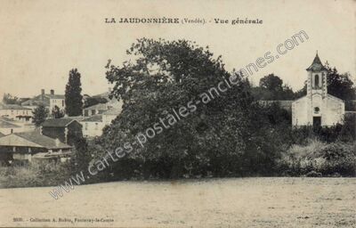 Carte postale ancienne Vue générale — La Jaudonnière (Vendée)