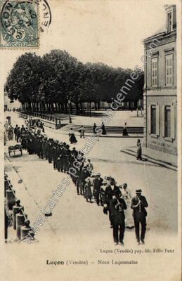 Carte postale ancienne Noce Luçonnaise — Luçon (Vendée)