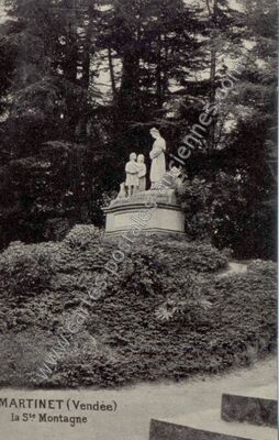 Carte postale ancienne La Ste Montagne — Martinet (Vendée)