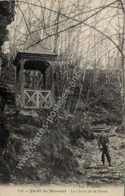 Carte postale ancienne Foret de Mervent — Mervent (Vendée)