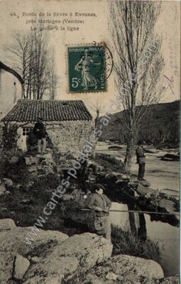 Carte postale ancienne Evrunes — Mortagne-sur-Sèvre (Vendée)