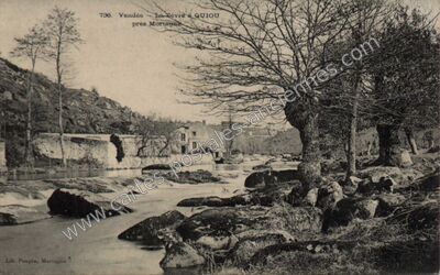 Carte postale ancienne Quiou — Mortagne-sur-Sèvre (Vendée)