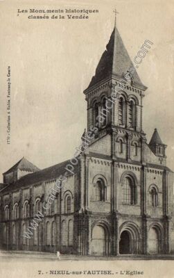 Carte postale ancienne Nieul-sur-l'Autise