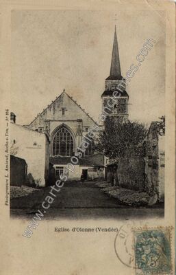 Carte postale ancienne Olonne — Olonne sur Mer (Vendée)