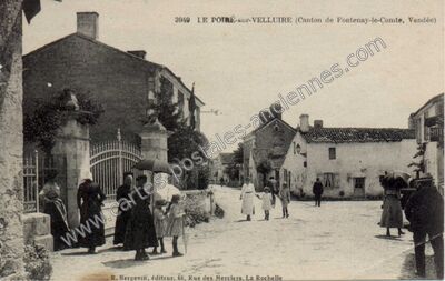 Carte postale ancienne Le Poiroux — Le Poiré-sur-Velluire (Vendée)