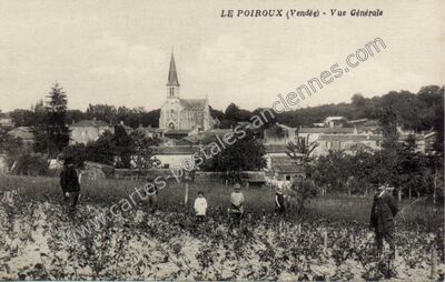 Carte postale ancienne Le Poiroux — Poiroux (Vendée)