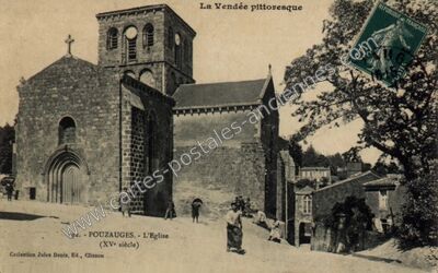 Carte postale ancienne La Vendée pittoresque — Pouzauges (Vendée)