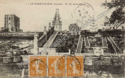 Carte postale ancienne N.-D. de la Salette — La Rabatelière (Vendée)