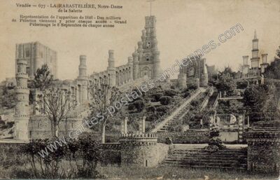 Carte postale ancienne Notre-Dame de la Salette — La Rabatelière (Vendée)