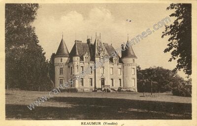 Carte postale ancienne Reaumur — Réaumur (Vendée)