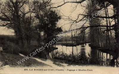 Carte postale ancienne Paysage à Moulin-Frais — La Roche-sur-Yon (Vendée)