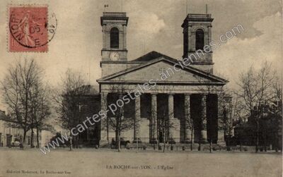 Carte postale ancienne L'Église — La Roche-sur-Yon (Vendée)