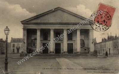 Carte postale ancienne Le Théâtre — La Roche-sur-Yon (Vendée)