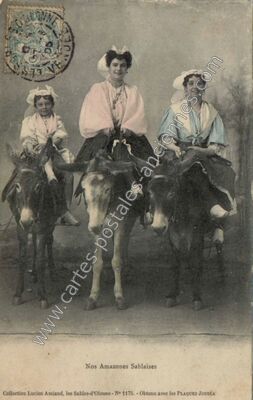 Carte postale ancienne Nos Amazones Sablaises — Les Sables-d'Olonne (Vendée)
