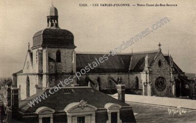 Carte postale ancienne Notre-Dame-du-Bon-Secours — Les Sables-d'Olonne (Vendée)