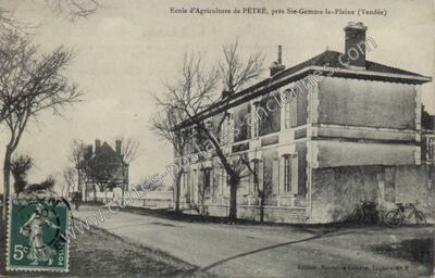 Carte postale ancienne Sainte-Gemme-la-Plaine