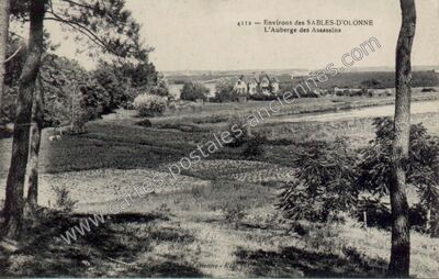 Carte postale ancienne L'Auberge des Assassins — Les Sables-d'Olonne (Vendée)