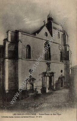 Carte postale ancienne Notre-Dame de Bon Port — Les Sables-d'Olonne (Vendée)