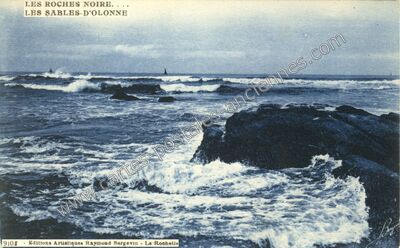 Carte postale ancienne Les Roches Noire — Les Sables-d'Olonne (Vendée)