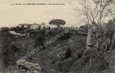 Carte postale ancienne Chateau Guibert — Saint-Germain-de-Prinçay (Vendée)