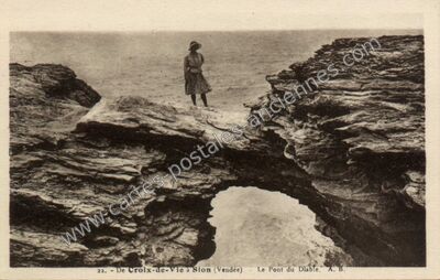 Carte postale ancienne Croix de Vie — Saint-Gilles-Croix-de-Vie (Vendée)