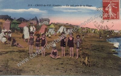Carte postale ancienne Croix de Vie — Saint-Gilles-Croix-de-Vie (Vendée)