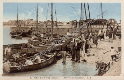 Carte postale ancienne Croix de Vie — Saint-Gilles-Croix-de-Vie (Vendée)