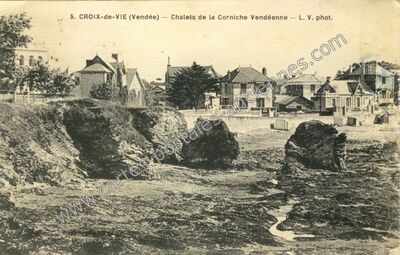 Carte postale ancienne Croix de Vie — Saint-Gilles-Croix-de-Vie (Vendée)
