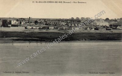 Carte postale ancienne Vue Générale — Saint-Gilles-Croix-de-Vie (Vendée)