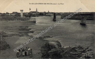 Carte postale ancienne Le Port — Saint-Gilles-Croix-de-Vie (Vendée)