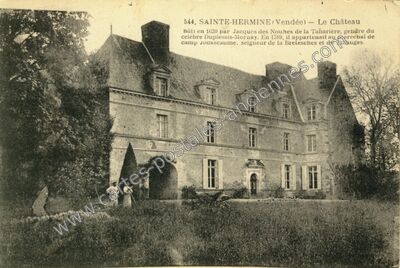 Carte postale ancienne Ste Hermine Cha — Sainte-Hermine (Vendée)