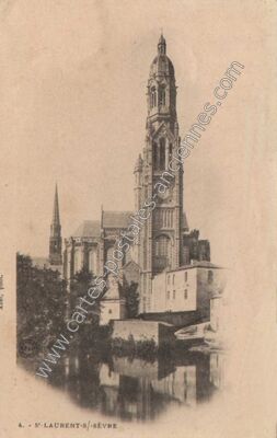 Carte postale ancienne S' LAURENT-S/-SÊVRE — Saint-Laurent-sur-Sèvre (Vendée)