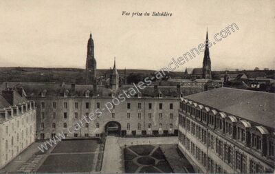Carte postale ancienne Vue prise du Belvédère — Saint-Laurent-sur-Sèvre (Vendée)