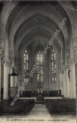 Carte postale ancienne St Michel en l'Herm — Saint Michel en L (Vendée)