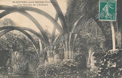 Carte postale ancienne St Michel en l'Herm — Saint Michel en L (Vendée)