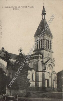 Carte postale ancienne Saint-Sulpice-le-Verdon