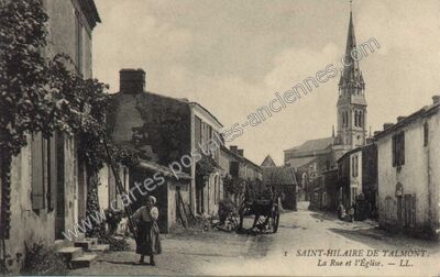 Carte postale ancienne St Hilaire de Talmont — Talmont-Saint-Hilaire (Vendée)