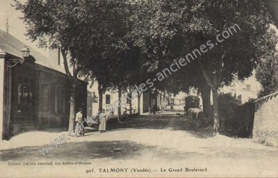 Carte postale ancienne Talmont — Talmont-Saint-Hilaire (Vendée)