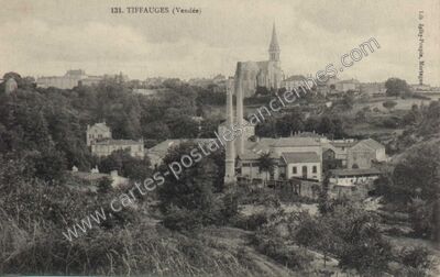 Carte postale ancienne TIFAUGES — Tiffauges (Vendée)