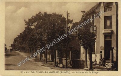 Carte postale ancienne La Tranche La Griere — La Tranche-sur-Mer (Vendée)