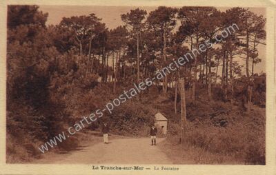 Carte postale ancienne La Fontaine — La Tranche-sur-Mer (Vendée)