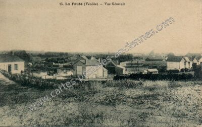 Carte postale ancienne Vue Générale — La Faute-sur-Mer (Vendée)