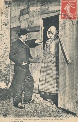 Carte postale ancienne Marais Vendeens — Non Localisée (Vendée)
